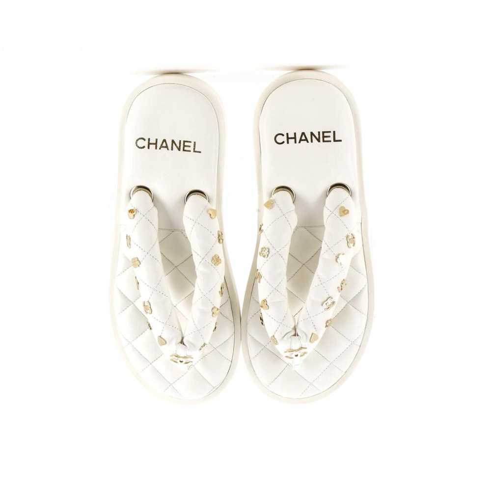 Chanel Leather sandal - image 2