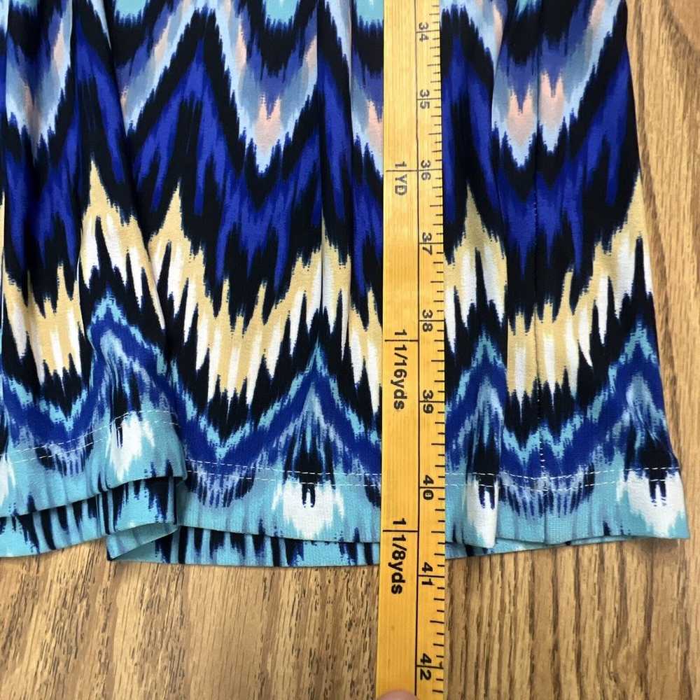 Chico's Geometric Ikat Tie Dye Cold Shoulder Cuto… - image 9