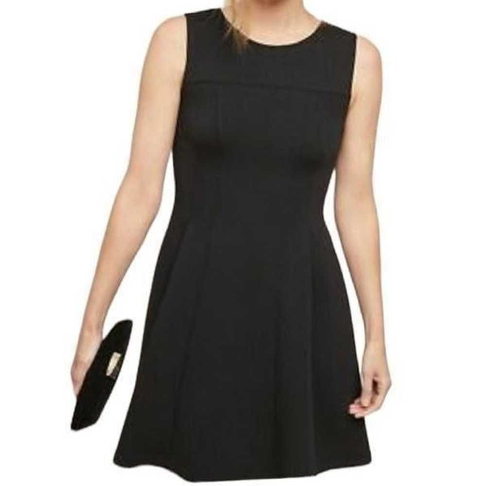 Maeve Fit & Flare Anthropology Black Dress sz Sma… - image 2