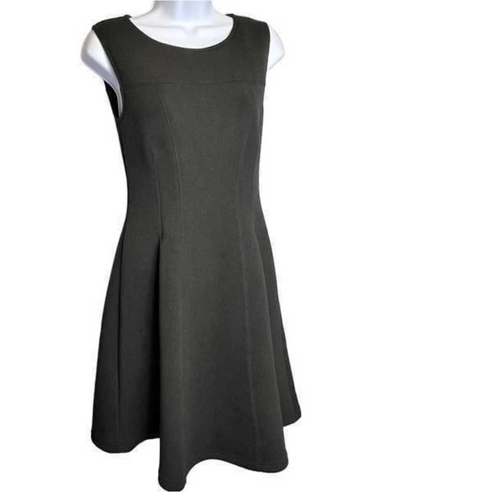 Maeve Fit & Flare Anthropology Black Dress sz Sma… - image 3