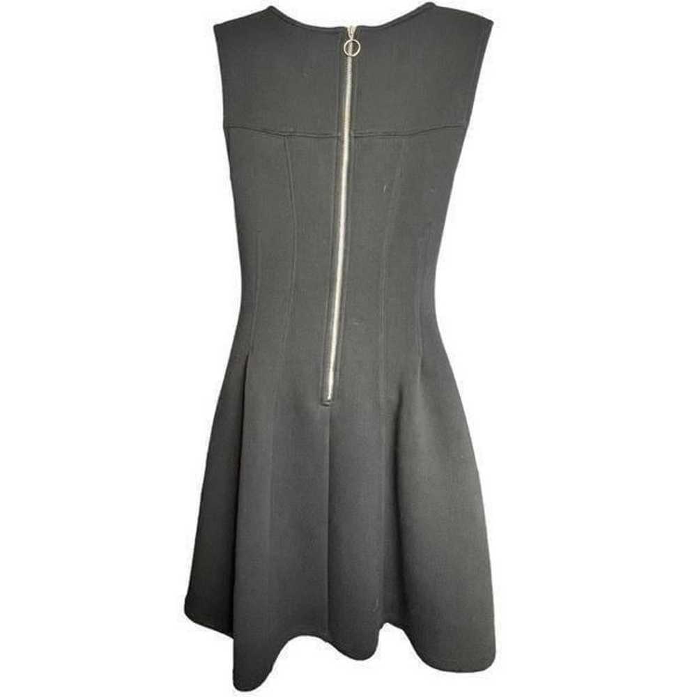 Maeve Fit & Flare Anthropology Black Dress sz Sma… - image 4