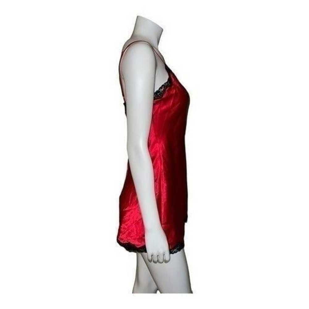 Victoria's Secret Red Satin Y2K Slipdress Chemise… - image 4