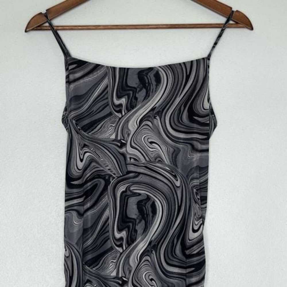 City Chic Whirlwind Swirl Sleeveless Ruched Bodyc… - image 2