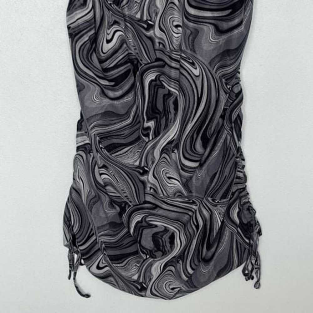 City Chic Whirlwind Swirl Sleeveless Ruched Bodyc… - image 3