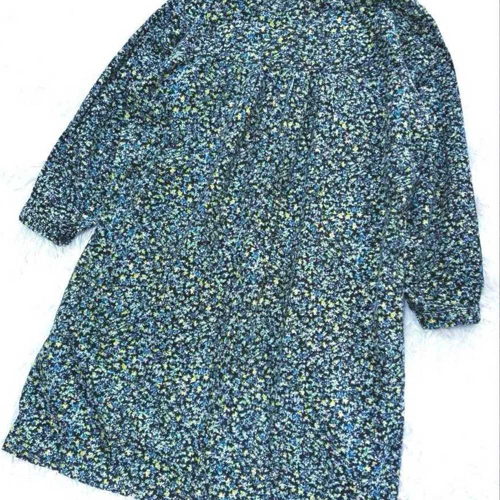 Sunny Clouds Small Flower Mini Dress Tunic LL - image 7