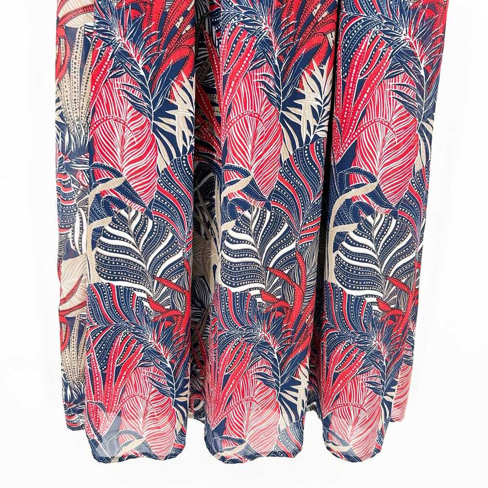 Japna Womens Beachy Tropical Floral Leaf Print Sm… - image 7