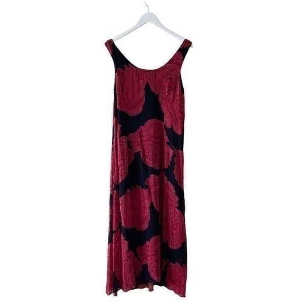 Nostalgia Floral Red and Black Bohemian Maxi Flow… - image 5