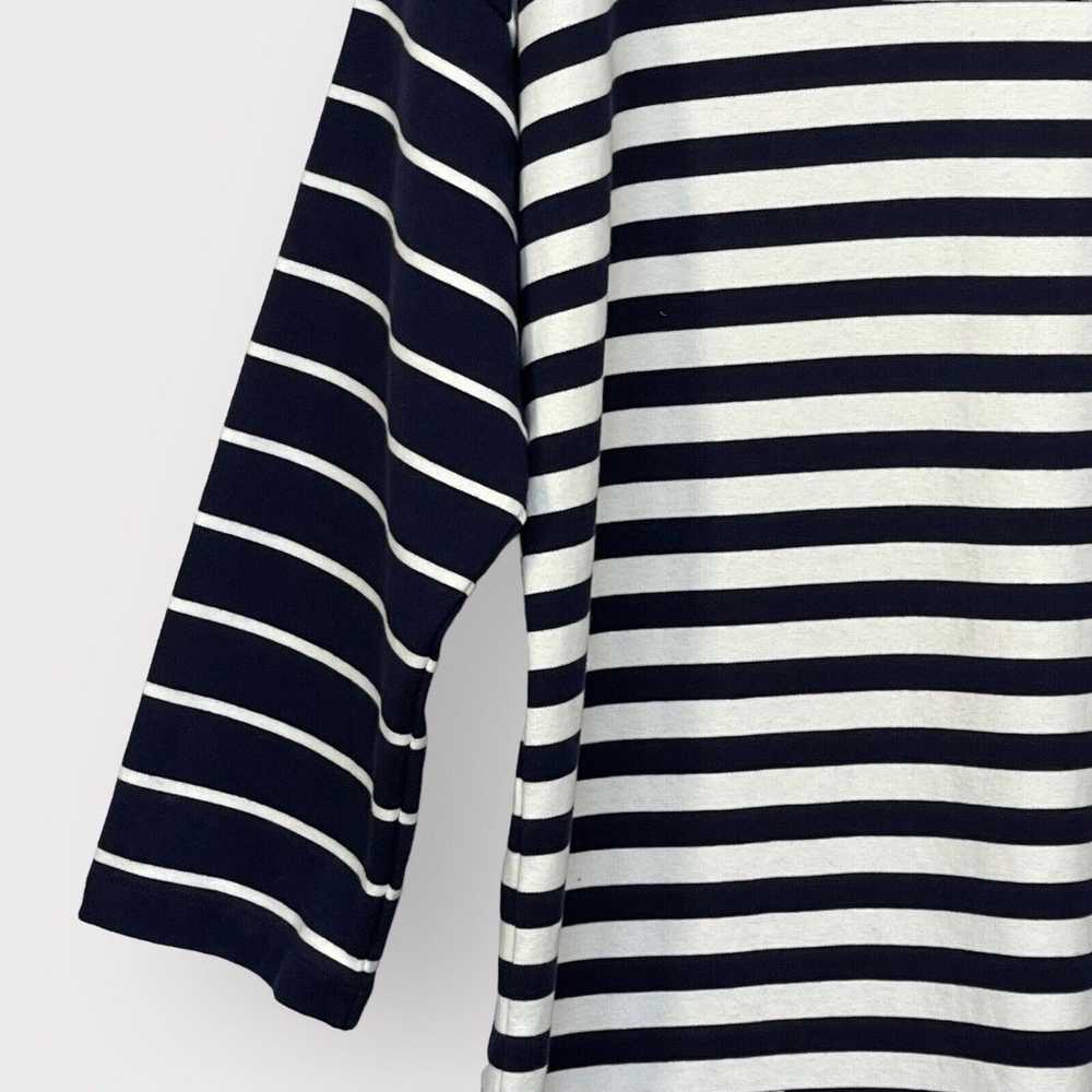 J. Crew Colorblock Mini Shift Dress Women L Navy … - image 3