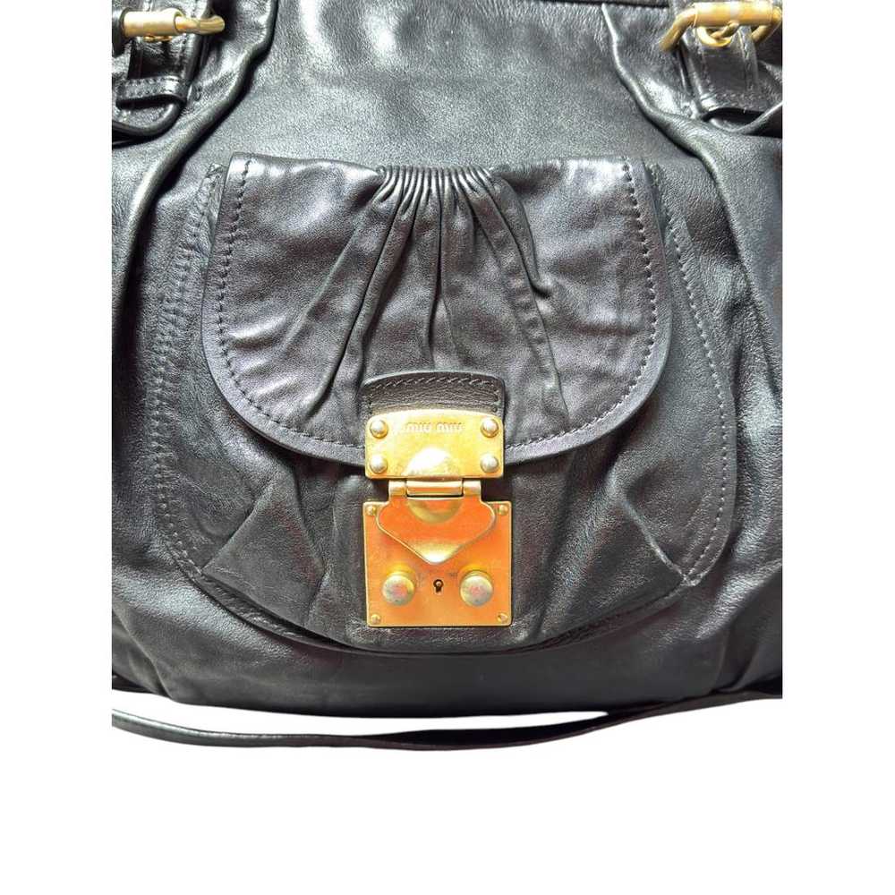 Miu Miu Vitello patent leather tote - image 2