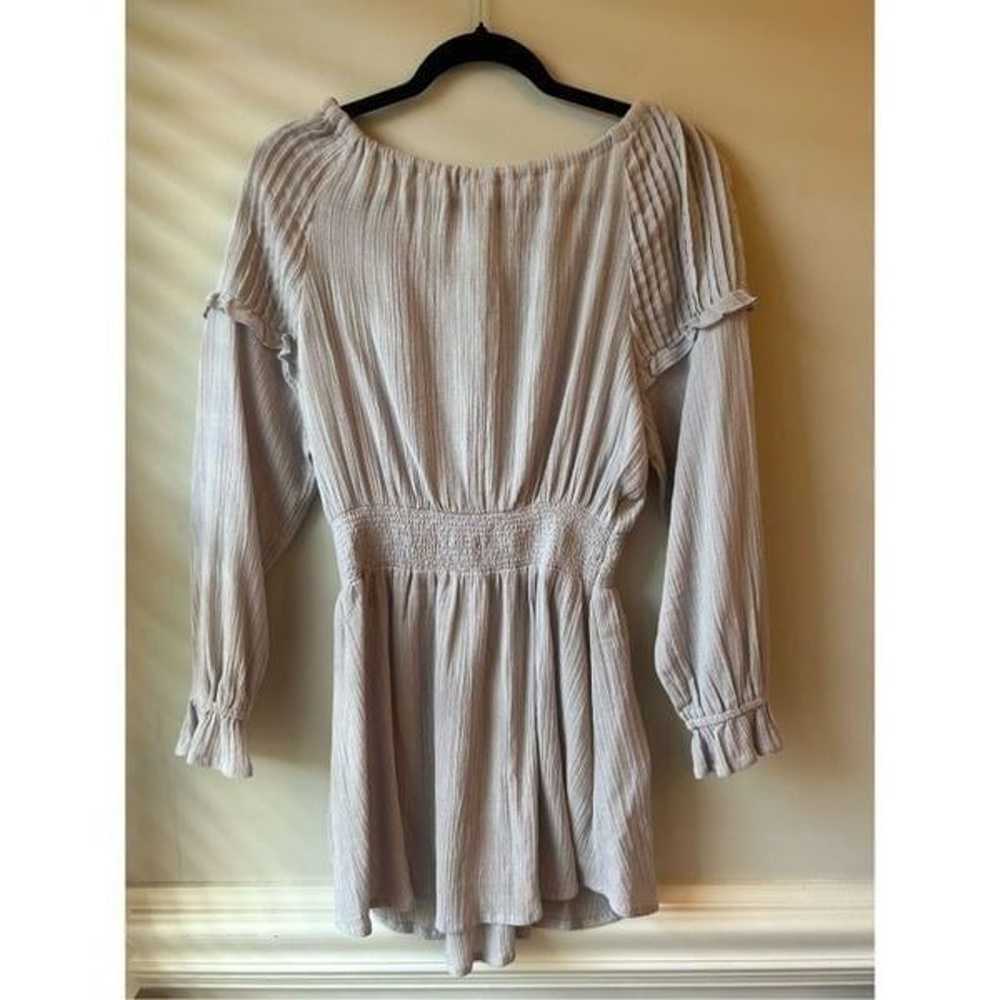 EUC Free People tunic dress gauzy 100% cotton siz… - image 2