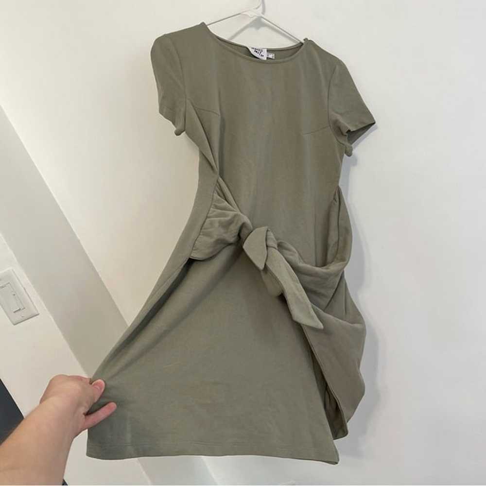 PRINCESS POLLY Beckett Mini Dress Olive Green 100… - image 4