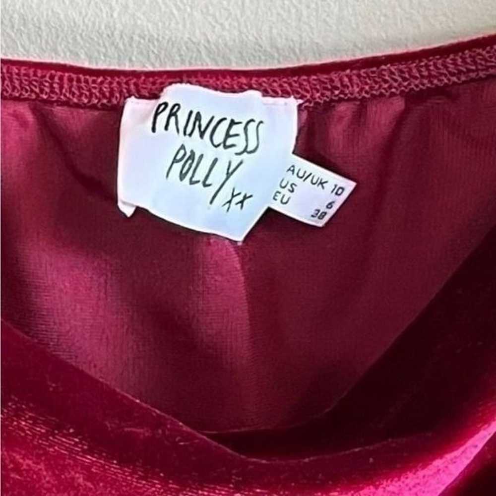 Princess Polly Star Power Mini Dress in Burgundy … - image 7