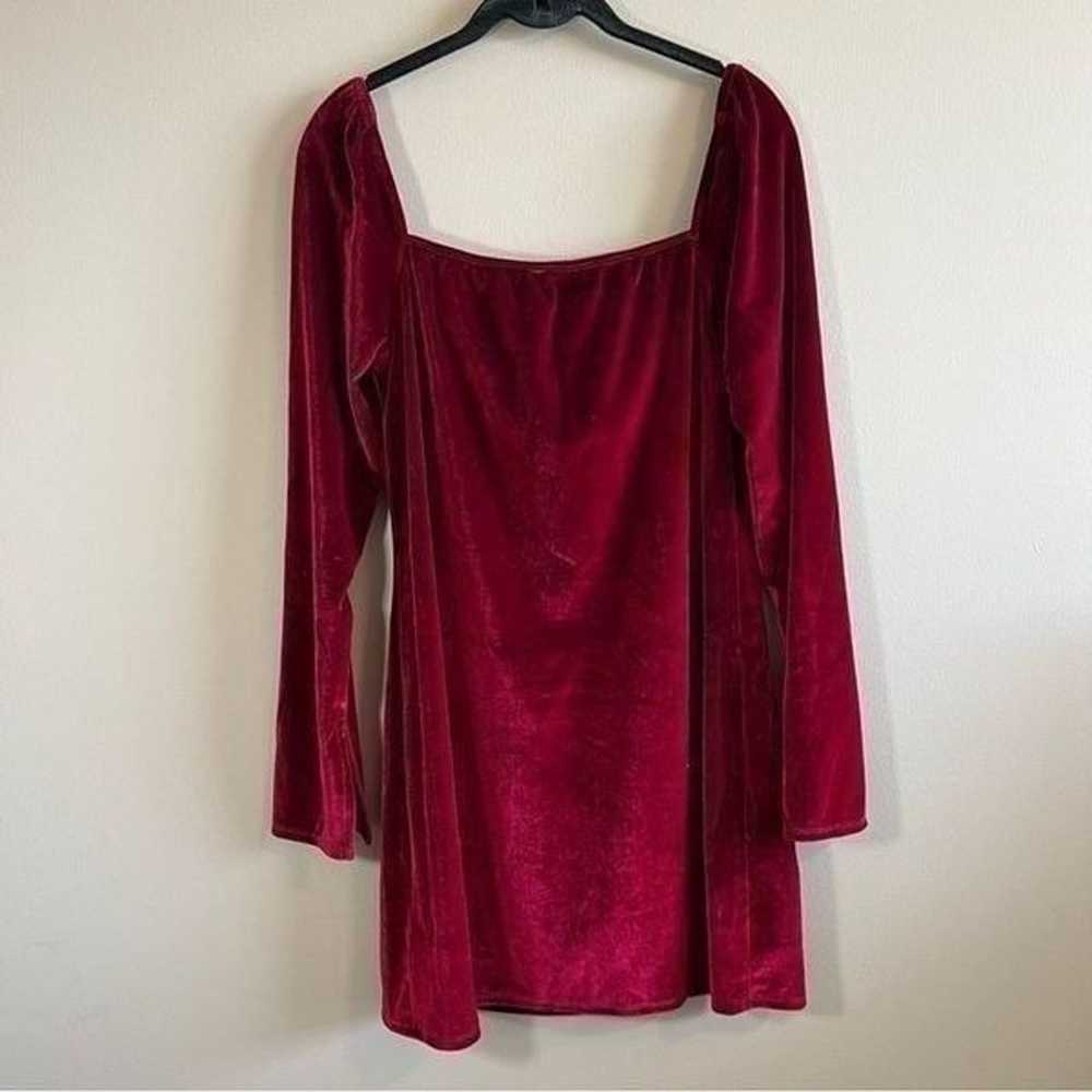 Princess Polly Star Power Mini Dress in Burgundy … - image 9