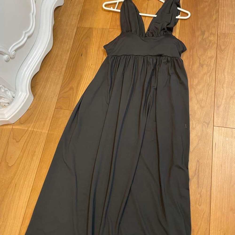 Black camisole long dress - image 1