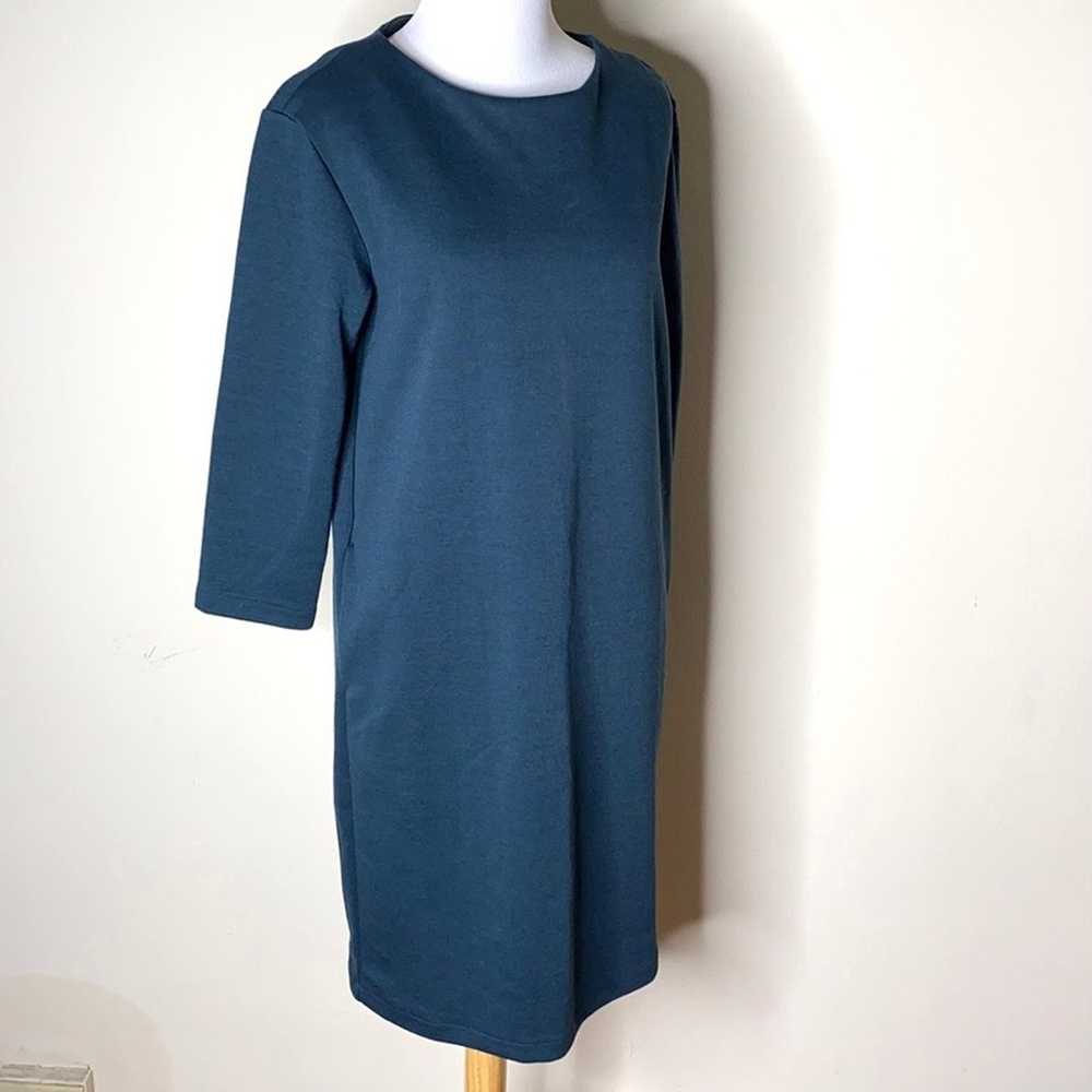 Uniqlo Green Shift Dress with Pockets - image 4