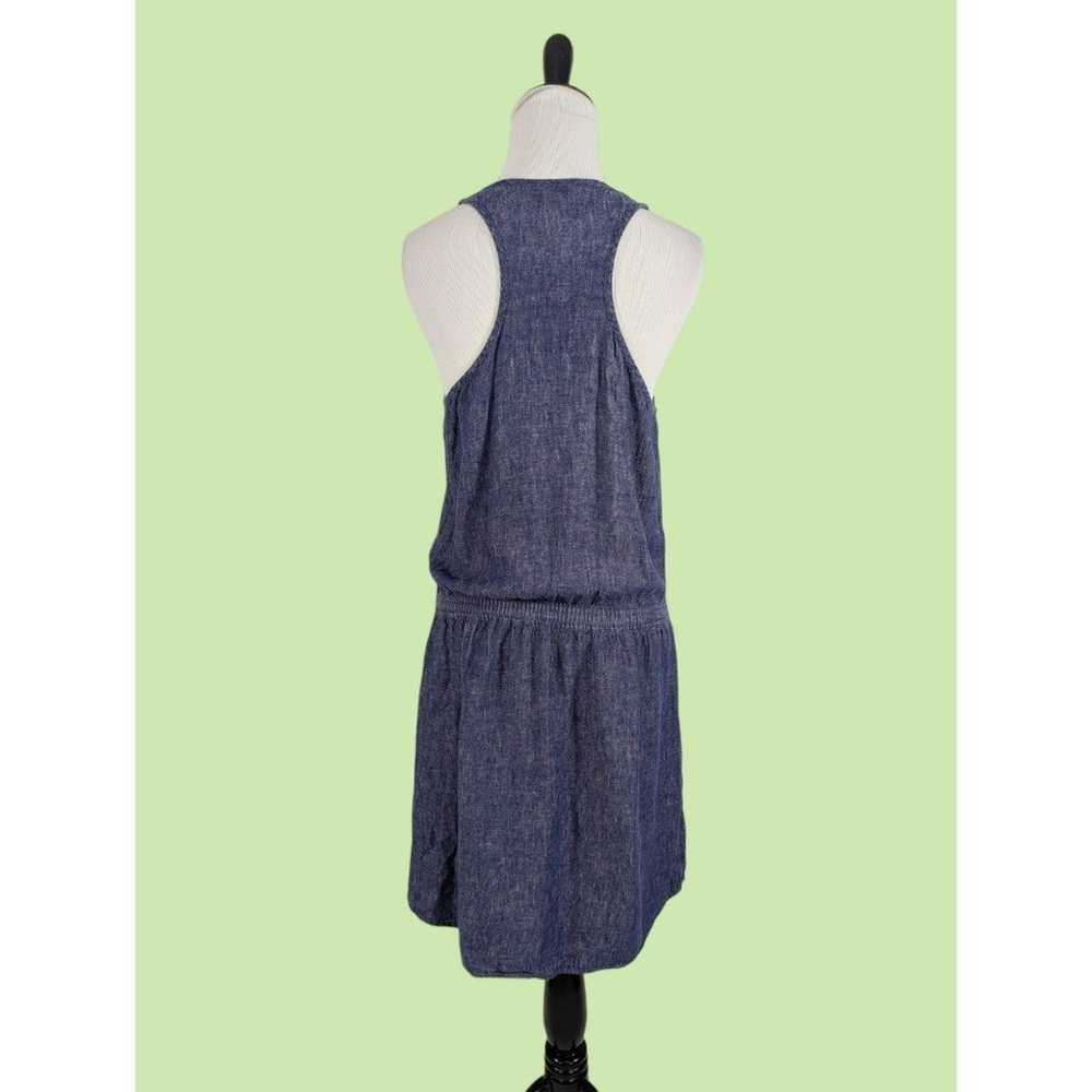 Lou & Grey Linen Blend Chambray Racerback Drawstr… - image 2