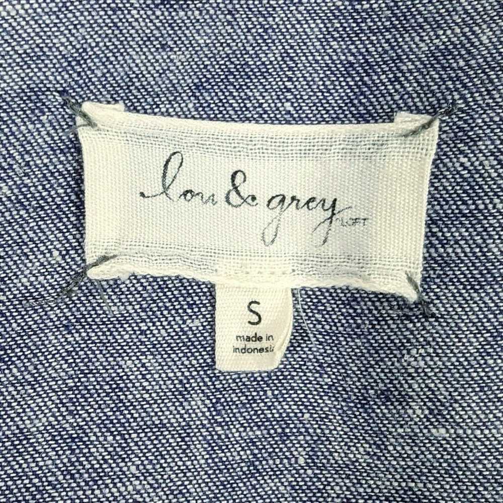 Lou & Grey Linen Blend Chambray Racerback Drawstr… - image 4