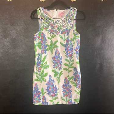 Lily Pulitzer White Floral Dress Size 6