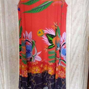 Desigual Floral Print Sleeveless Dress S