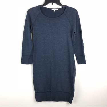 Standard James Perse 3/4 Sleeve Navy Blue Sweater… - image 1