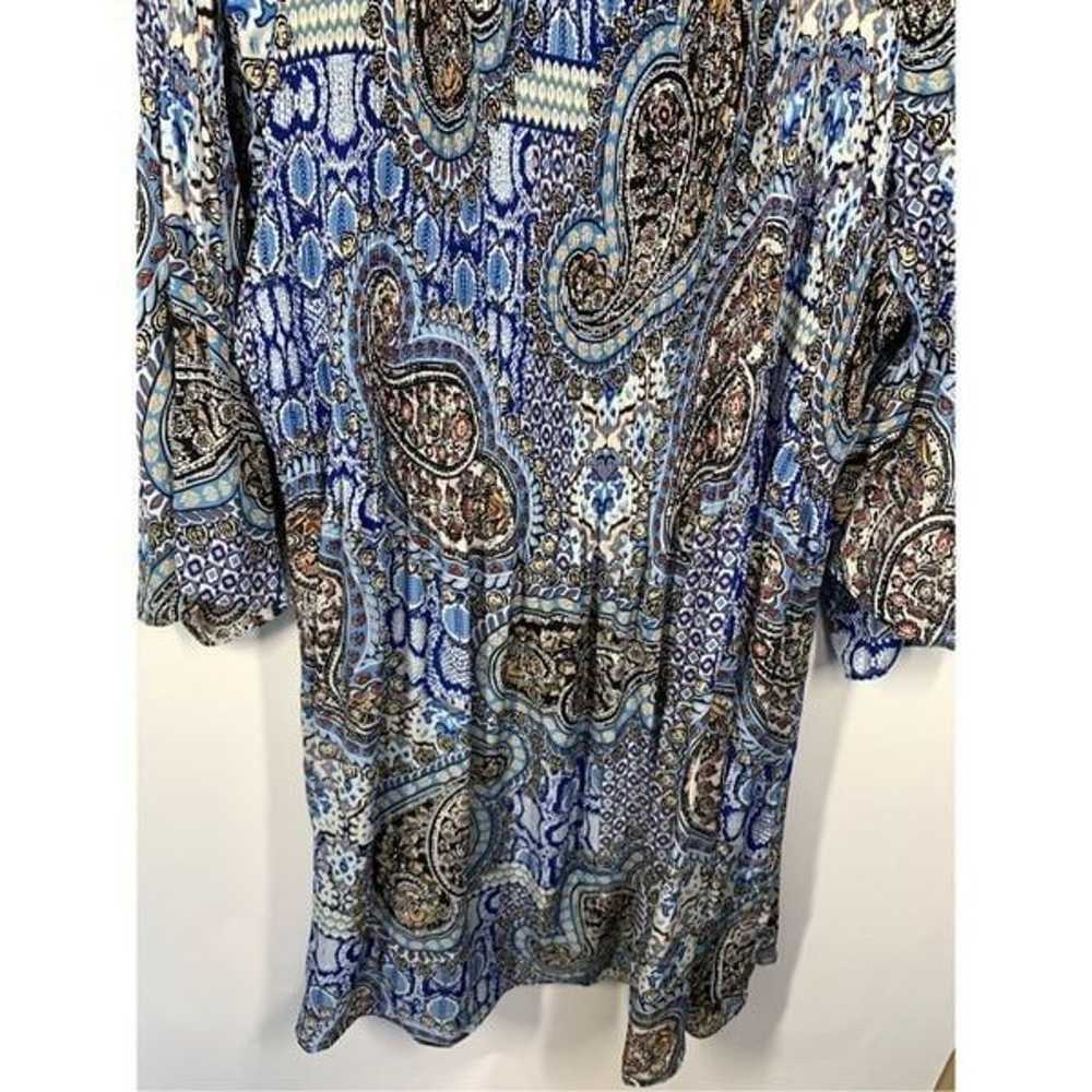 Spense Women's Paisley 3/4 Bell Sleeve Bohemian D… - image 11