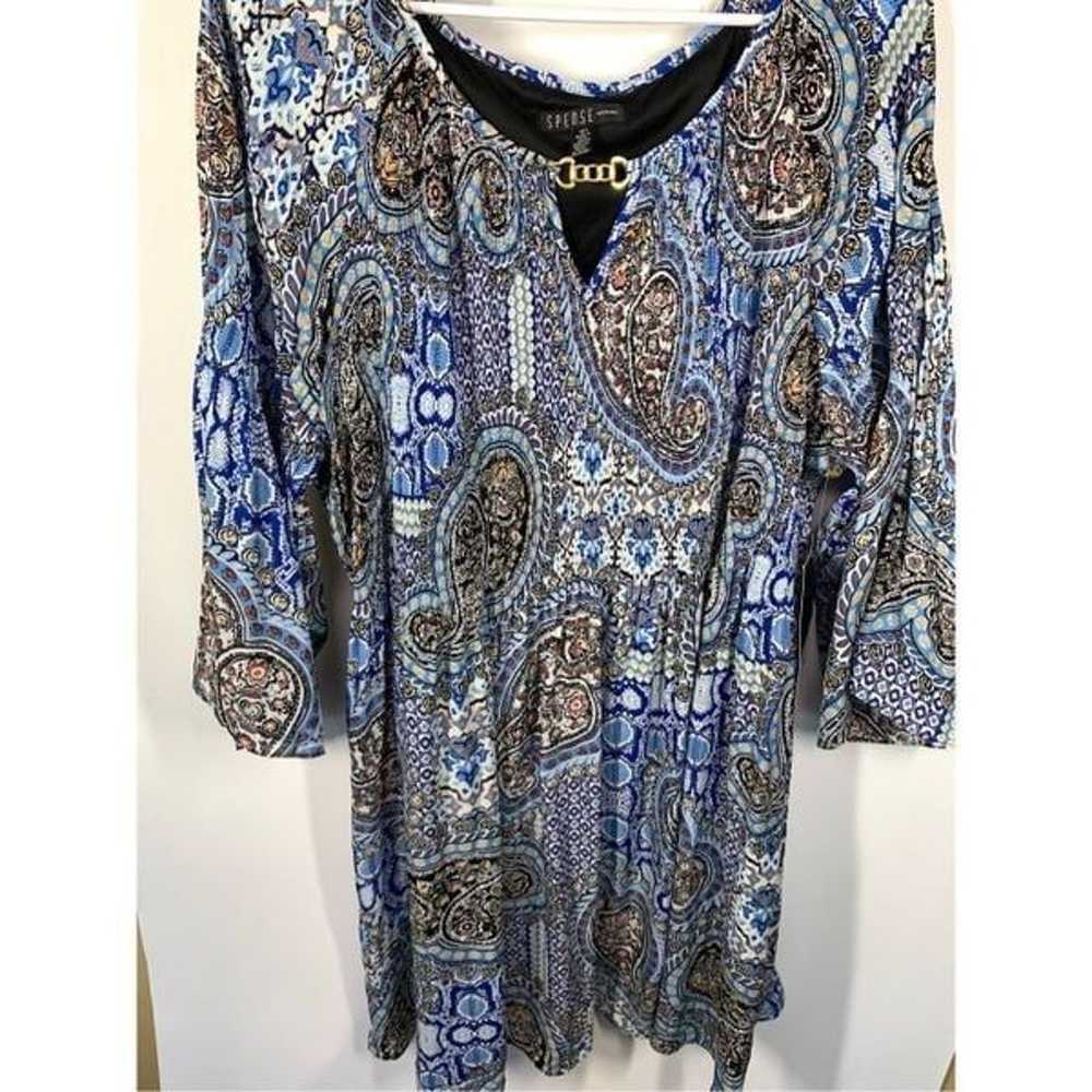 Spense Women's Paisley 3/4 Bell Sleeve Bohemian D… - image 7