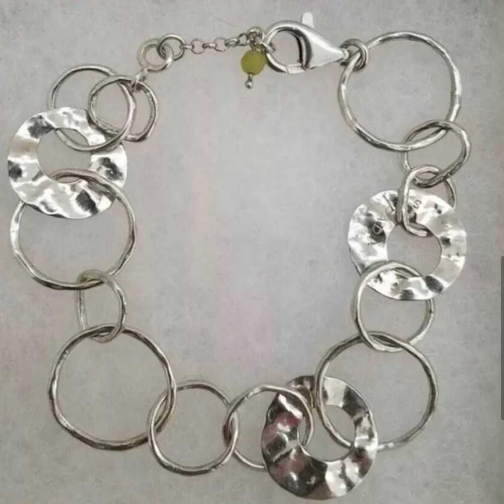 Silpada B1217 ‘PAPER CHAIN’ Sterling Silver Hamme… - image 7