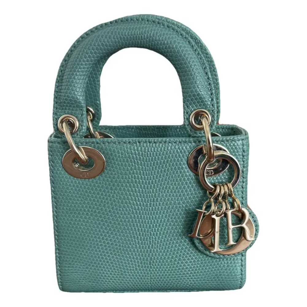 Dior Lady Dior lizard handbag - image 1