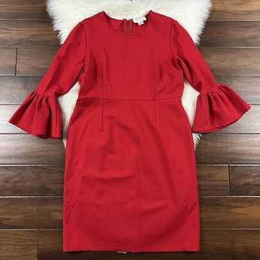 Rachel Parcell Women's Size XL Red Bell Sleeve Sh… - image 1