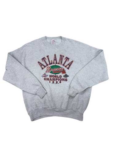 Jerzees × Vintage Vtg 1995 Atlanta Braves Sweatshi