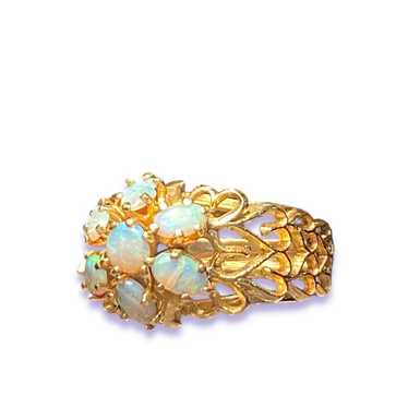 Fire Opal and 14k Gold Ring