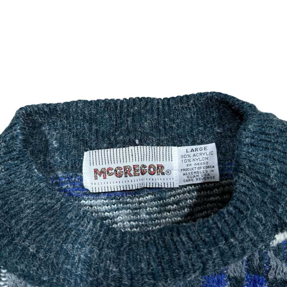 Mcgregor Vintage McGregor Knit Geometric Pattern … - image 2