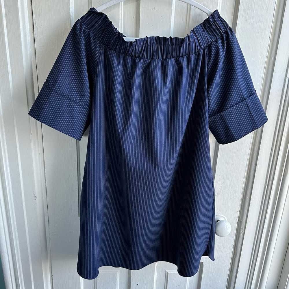 RACHEL Rachel Roy Smocked Off-The-Shoulder Dress … - image 3