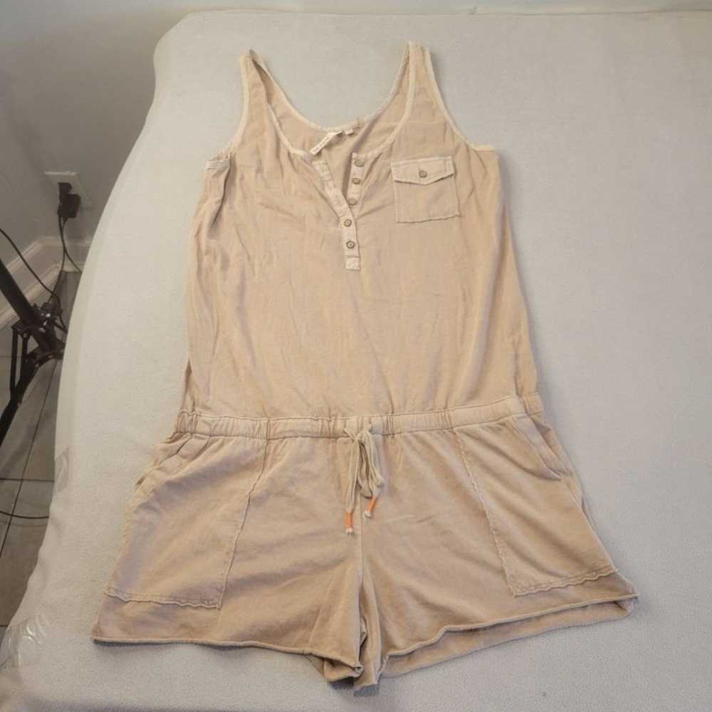 Michael Stars Romper Short Beige Tan Size  Medium - image 1