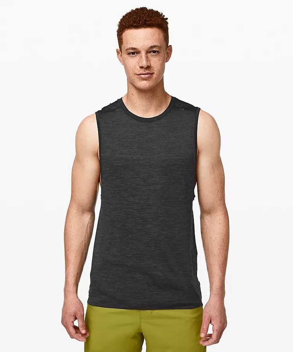 Lululemon Charcoal Gray Athletic Tank Top Shirt - image 1