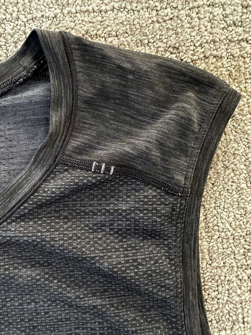 Lululemon Charcoal Gray Athletic Tank Top Shirt - image 3