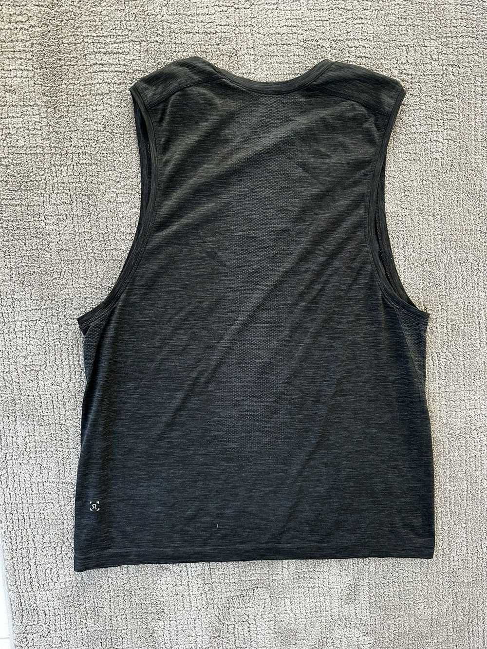 Lululemon Charcoal Gray Athletic Tank Top Shirt - image 4