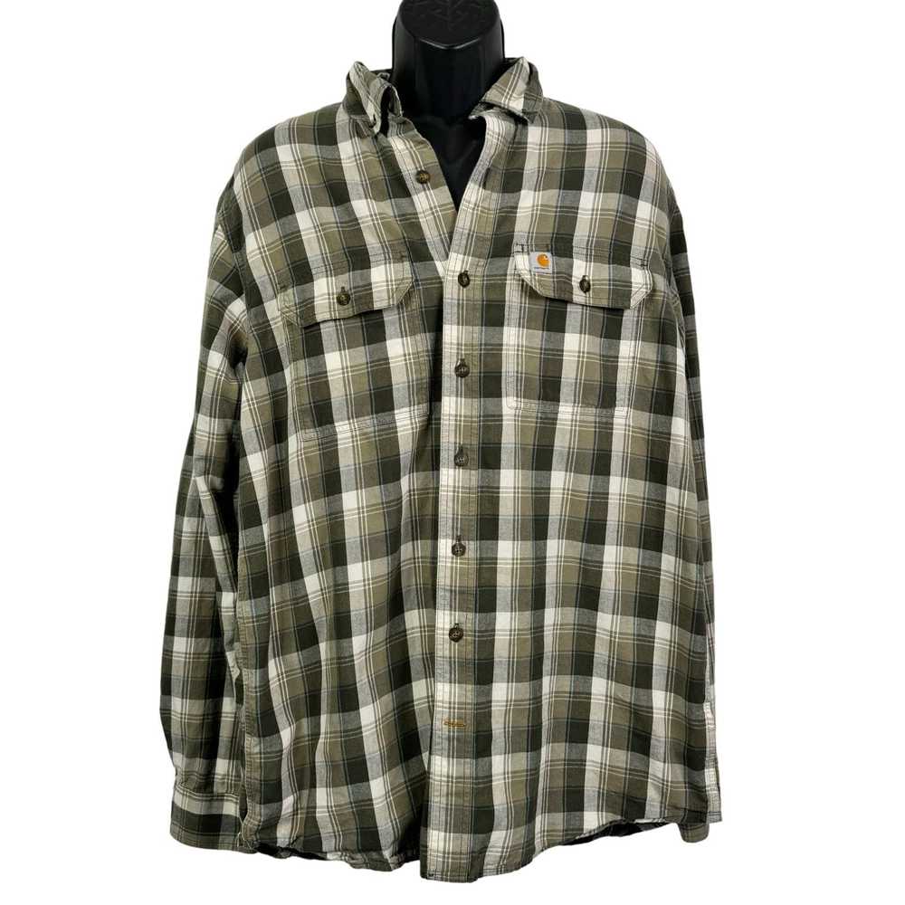 Carhartt Carhartt Button Up Shirt Flannel Relaxed… - image 1