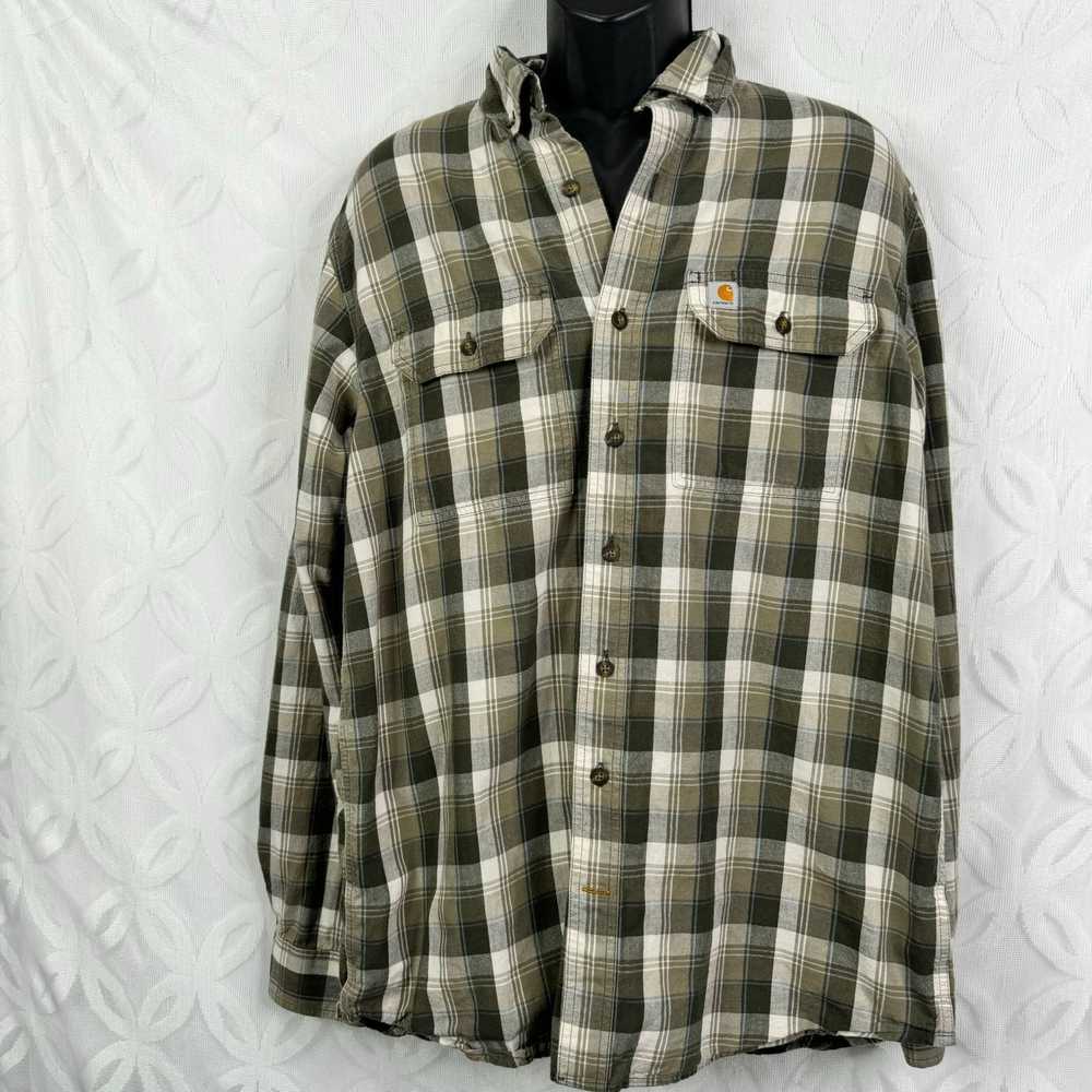 Carhartt Carhartt Button Up Shirt Flannel Relaxed… - image 2