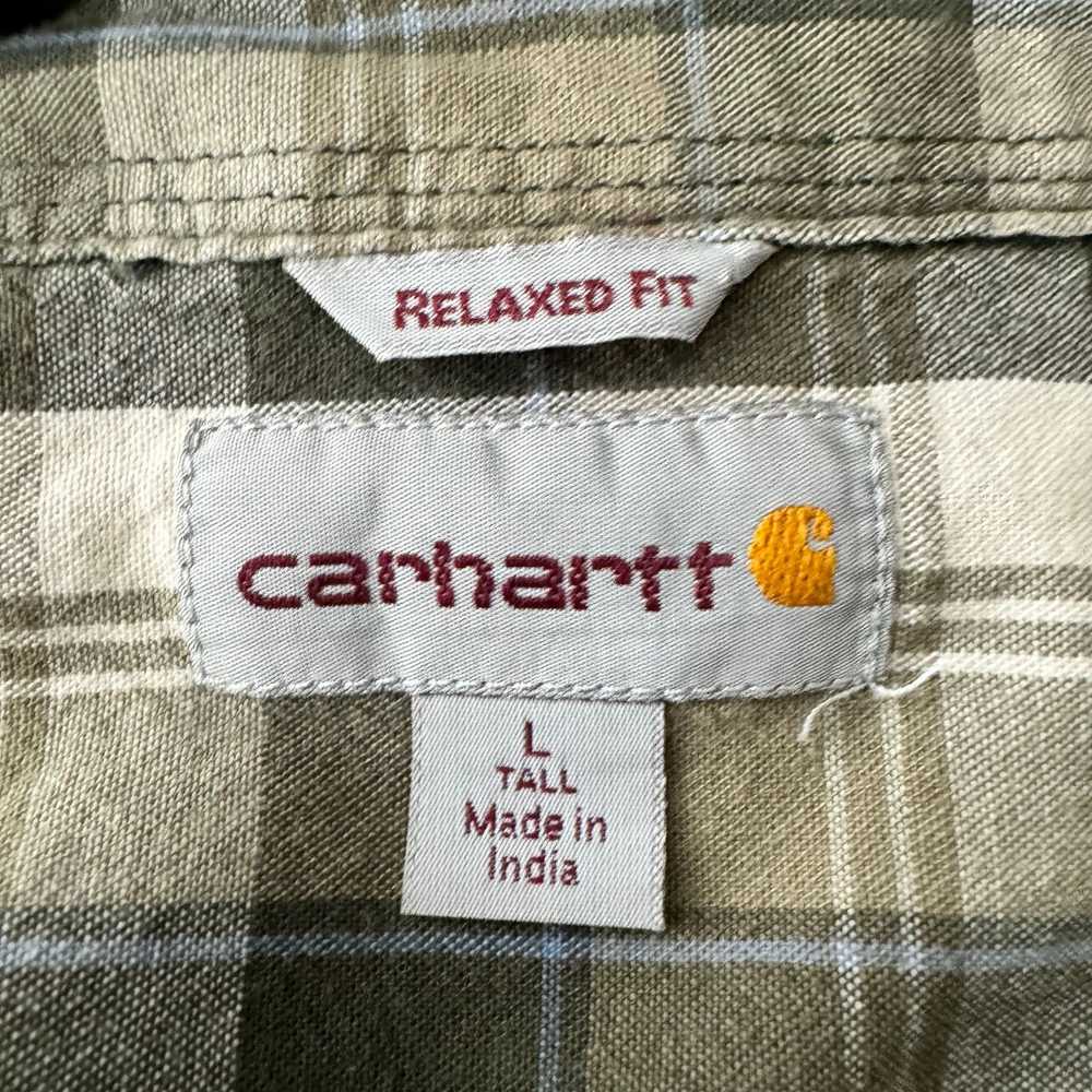 Carhartt Carhartt Button Up Shirt Flannel Relaxed… - image 5