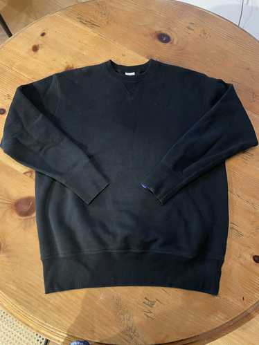 Loopwheeler sweatshirt black cotton - Gem