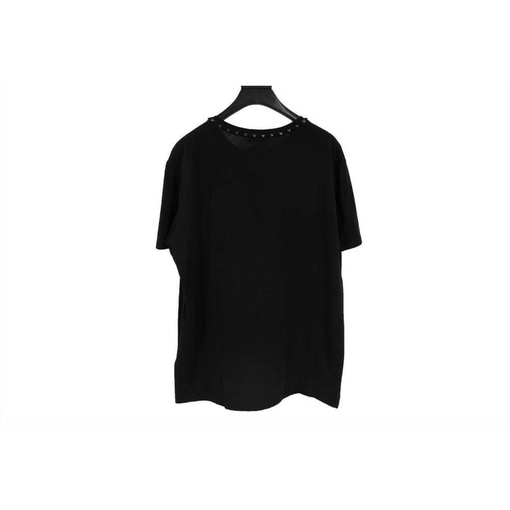 Valentino Rockstud Collar Pocket T Shirt Black - image 2