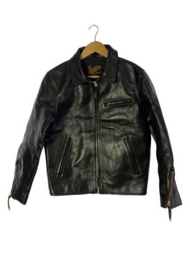 ジャケット・アウター 90s- horse hide leather jacket Mens Classic Genuine Leather Jacket Winter Vintage Black