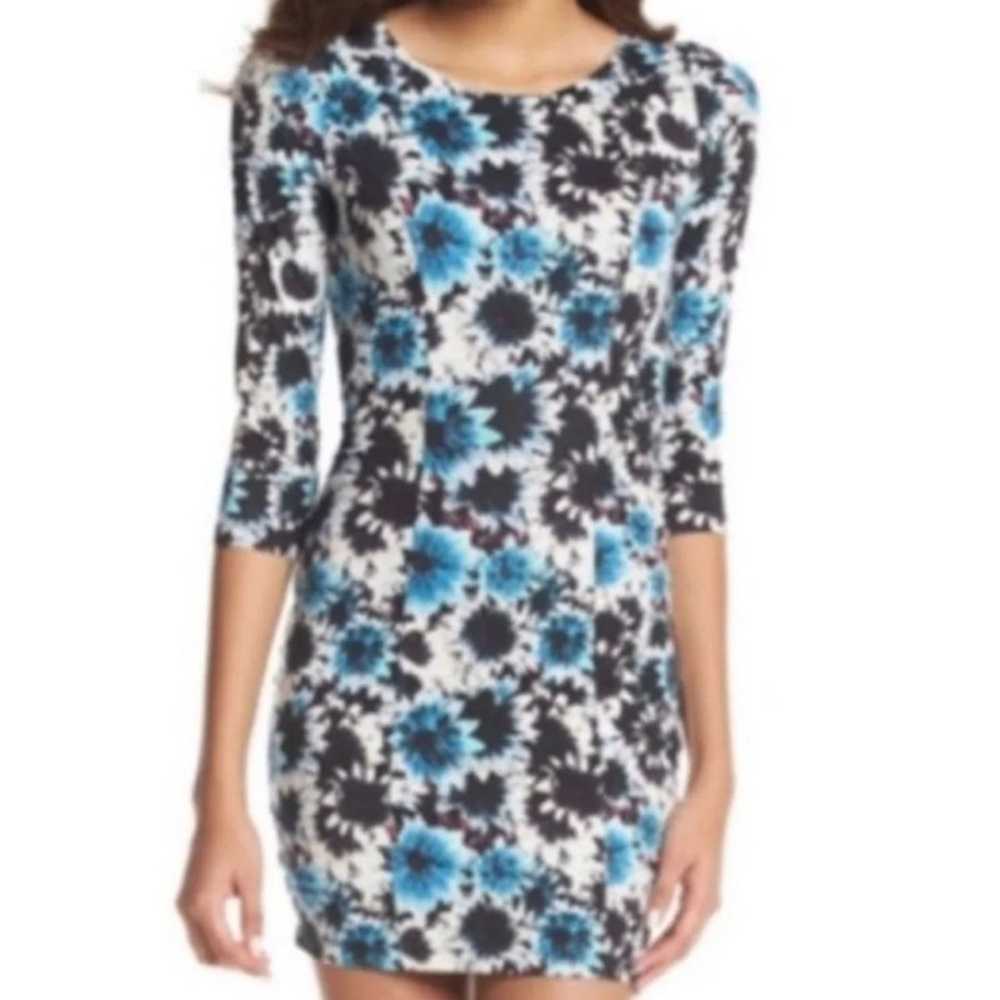 Guess Blue Daisy Bow Back Mini Dress - image 10