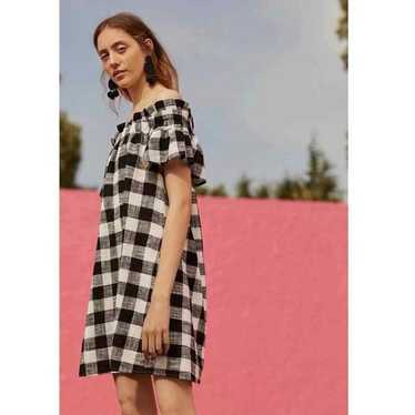 Anthropologie Corey Lynn Calter Gingham Dress Siz… - image 1