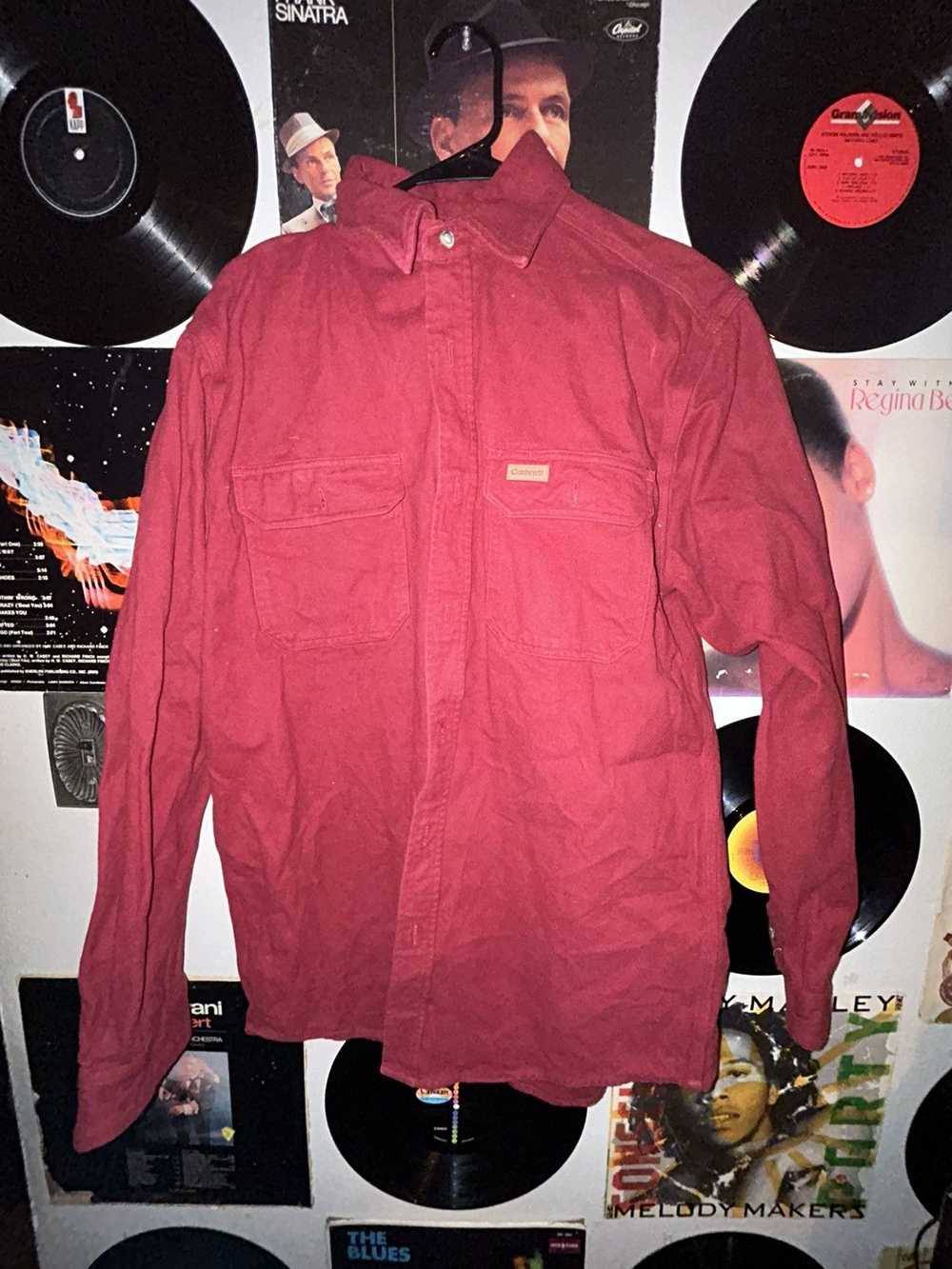 Carhartt Red Carhartt button-up shirt - image 1