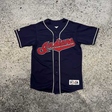 MLB × Majestic × Vintage VINTAGE 90s CLEVELAND IN… - image 1