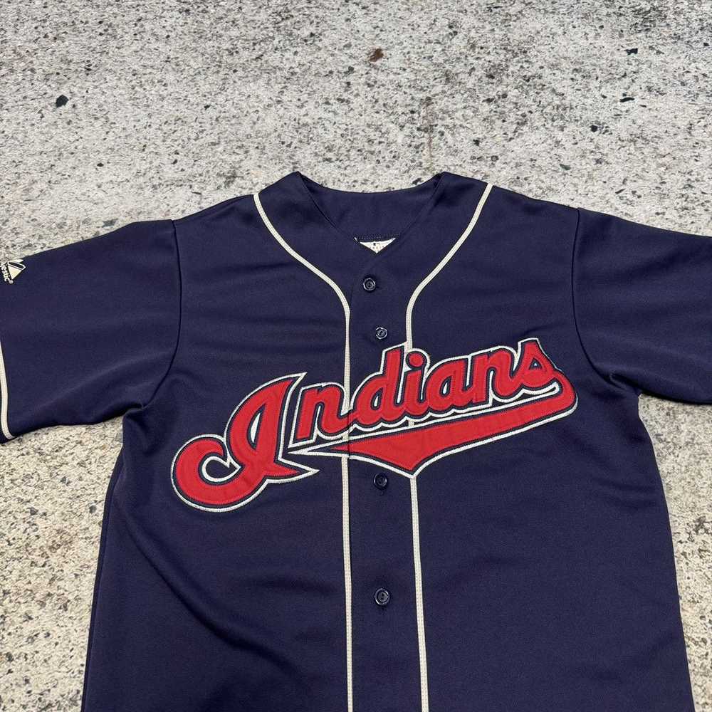 MLB × Majestic × Vintage VINTAGE 90s CLEVELAND IN… - image 6