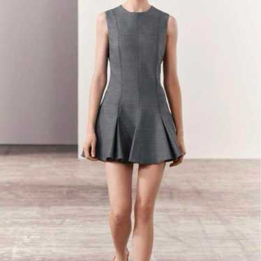 ZARA Skater Dress Gray Mini Dress Size S