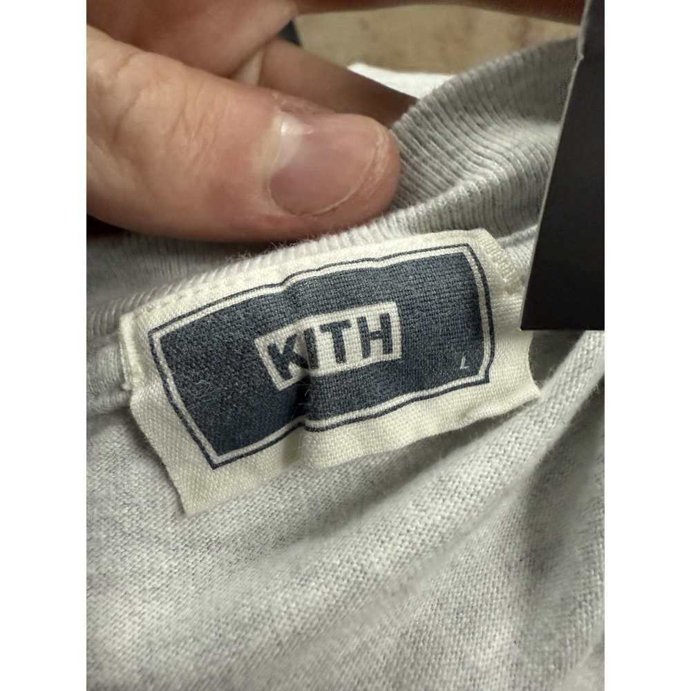 Kith Kith Box Logo LS Grey Used Large - image 2